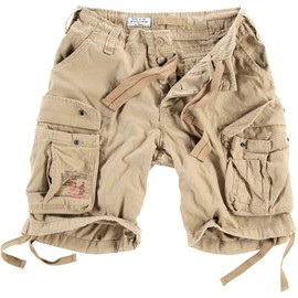 Surplus Raw Vintage Airborne Vintage Men's Cargo Shorts, Beige light