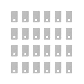 24pcs Guitar Saddle Shims 0.2MM, Electric Guitar Saddle Height Adjustment Kit, Compatible with Floyd Rose Tremolo Bridge, String Action Tuning for Setup, Repair, Maintenance