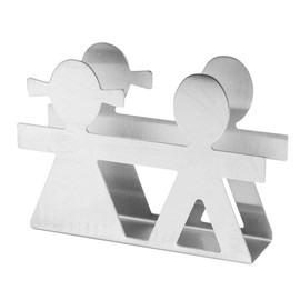 Stainless Steel Napkin Holder, Modern Napkin Stand for Any Napkin Size, Napkin Dispenser for Kitchen, Picnic Table, Restaurant, Bar and Party Table Decoration, Gift Ideas