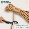Hemp Rope Thick Natural 1-1/2 in X 100 Ft Twisted