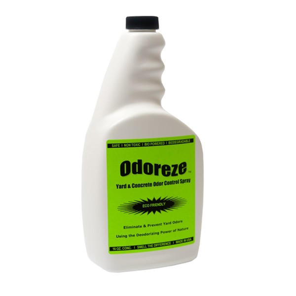 ODOREZE Natural Probiotic Yard & Concrete Odor Eliminator Spray: Makes