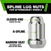 DPAccessories Chrome 7/16-20 Lug Nuts for Aftermarket Wheels - Closed