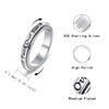 JZCOLOR 925 Sterling Silver Spinner Fidget Ring for Women: Musical