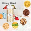 PeacePeo 24 Pcs Plastic Jars, 16 OZ Plastic Jars with