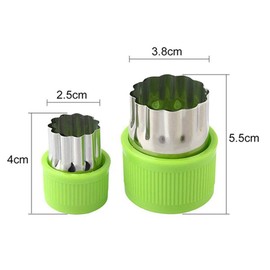 Vegetable Fruit Cutters for Kids, 9 Pcs Sandwich Cookie Cutter for Cute Pastry Lunch Party Birthday Food Decor