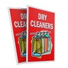 Dry Cleaners (2-Pack) 24" x 36" Plastic Signs | Sign