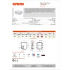 GEWISS GW44008 Junction Box With Plain Screwed LID - IP55