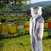 Anti Bee Biting Transparent One Piece Nylon Mesh Beekeeping Suit