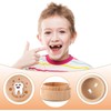 FEISHIONG 3D Carved Tooth Fairy Box,Wood Tooth Storage Box for