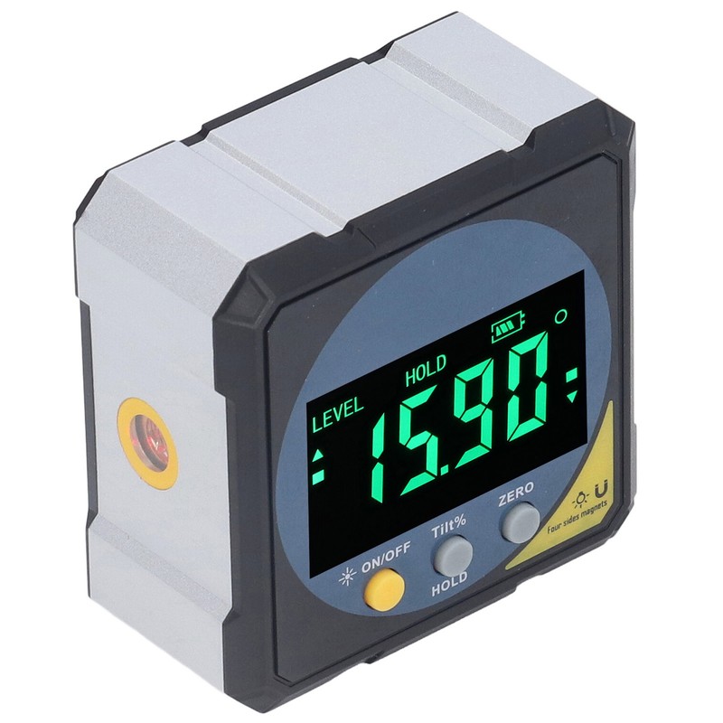 Digital Angle Finder Laser Magnetic Inclinometer Box Gauge Electronic Protractor