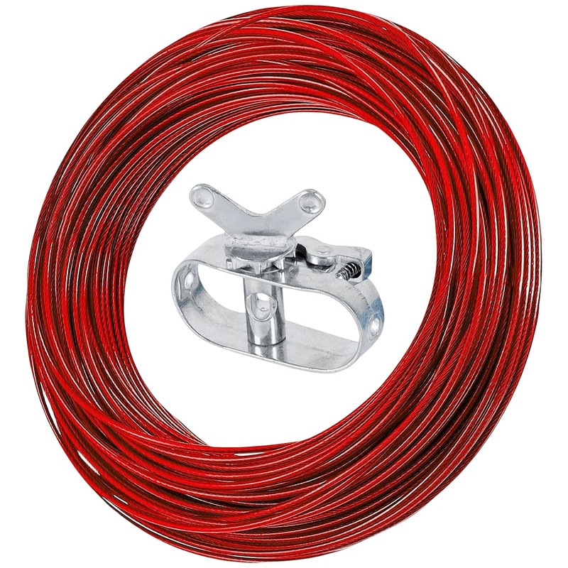 Pool Cover Winch and Cable Kit 100ft Pool Cover Wire