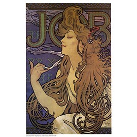 Job Poster by Alphonse Mucha 24 x 36in