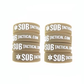 Sheriff of Baghdad Tactical Bag Accessories | Traditional Combat Rubber Bands | Durable, Heat-Resistant, and Versatile | Heavy Duty Sling Retention Bands for Outdoor Gear, Coyote Brown, 18 Pack