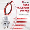 Svicari Tail Light Socket, Stop Lamp Holder with Wiring Harness