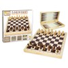 Teorema 40639-3 in 1 Chess Woman Backgammon