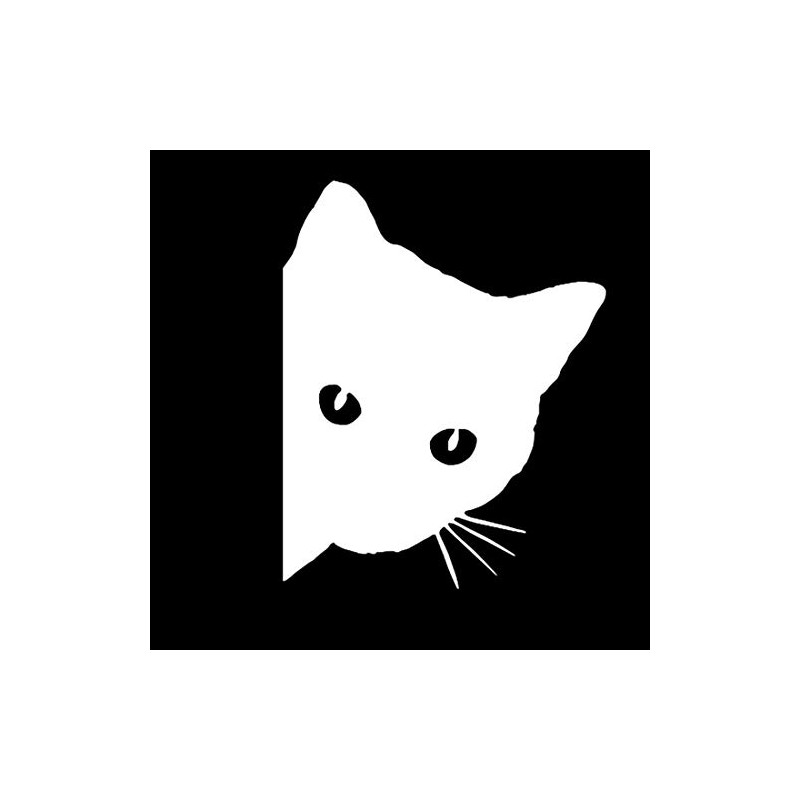 XXL Cat Head Sticker Car Sticker Tuning Sticker Large Version