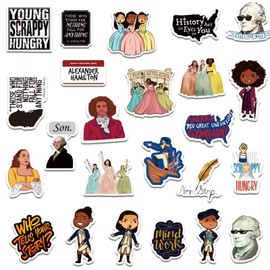 Hami_lton Stickers| 50 Pcak | Vinyl Waterproof Stickers for Laptop,Bumper,Water Bottles,Computer,Phone,Hard hat,Car Stickers and Decals