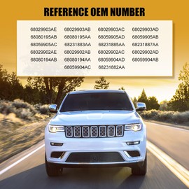 LUKYAUASPT Front Air Suspension Strut Shock Repair Kits Air Suspension Risidual Pressure Valve O-ring Fit for Jeep Grand Cherokee WK2 2011-2016 68059905AA 68231882AA 68029903AE