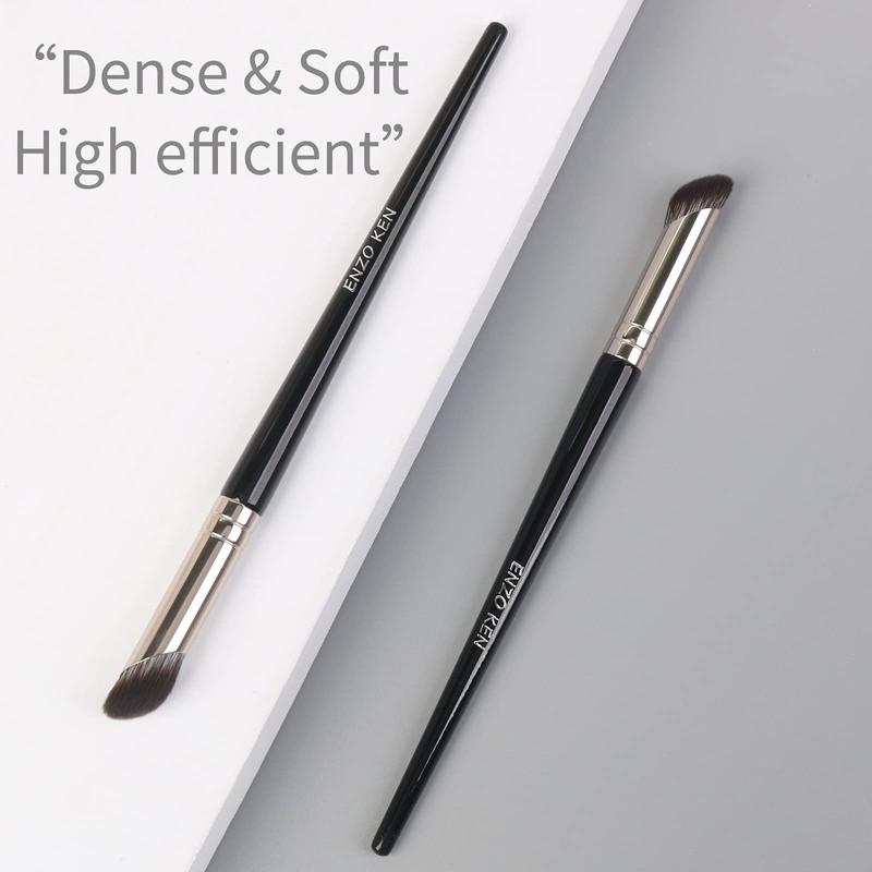 ENZO KEN, Angled Concealer Brush Under the Eye, Small Nose