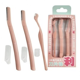 ( ) Jangman A628 All-in-one eyebrow knife 3-piece set Grooming knife Razor Hair removal Huolang Everything Teacher Eyebrow Cutter / ( )장만A628 일체형 눈썹칼 3종세트 정리칼 면도기 제모 Huolang 만물선생 눈썹커터
