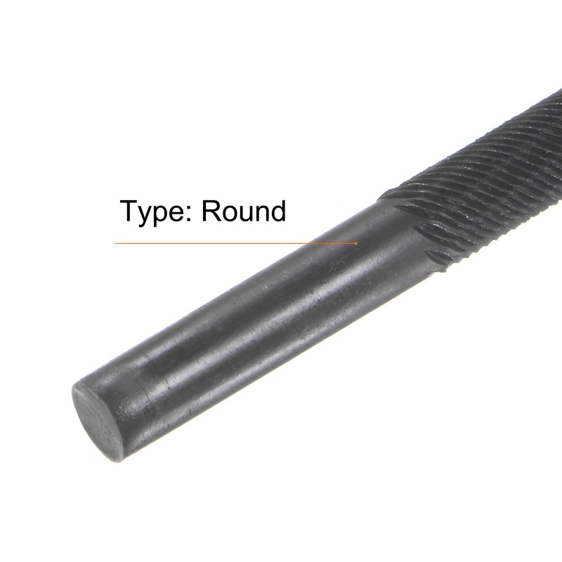 sourcing map Chainsaw File 5/32"(4mm) High Carbon Hardened Steel Round