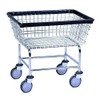 WB 300 Everstrong Superior Wire Laundry Cart, 2.8 Bushel, Chrome
