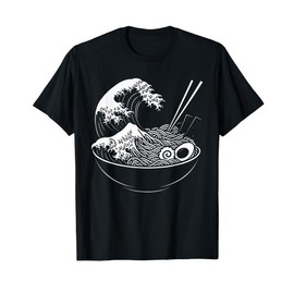 Great Wave off Kanagawa Ramen Men Women Kids Funny Ramen T-Shirt