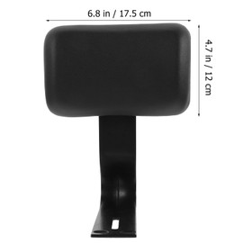 Kisangel Universal Rear Bike Seat Backrest, Bike Back Seat for Electric Scooters Rest for Passengers, 9.25X6.69X4.72In Black