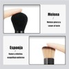 Cepillo De Maquillaje De Doble Cara 4 En 1 Cepillo