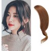 2 Pieces Wave Side Bang 100% Real Hair Clip-In Pony