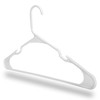 1InTheHome Standard Plastic Hangers, Everyday Tubular Clothes Hangers, Hanger (30