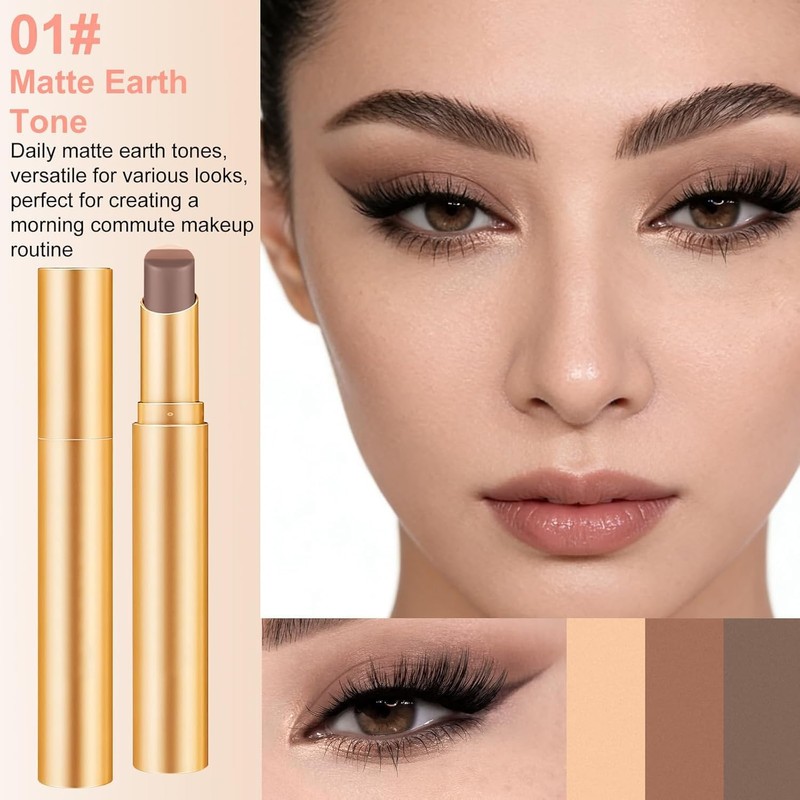Sombra de Ojos en Barra de 3 Colores, Lápiz de