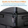 TSA Approved Cable Luggage Locks, Re-settable Combination with Alloy Body