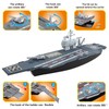deAO Aircraft Carrier Toy Army Men with Scale Model Warplanes