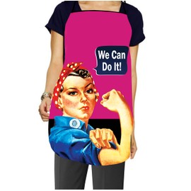 Midsouth Products Rosie the Riveter Kitchen Apron - Fits Most Sizes