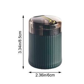 MANXIYECHEN Toothpick Dispenser Portable Pop-up Automatic Toothpick Box Table Toothpicks Container for Home, Table, Party, Hotel, Restaurant(Without Toothpick )