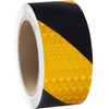 XFXIA Reflective Tape, 2 Inch x 65 Feet, Yellow Black