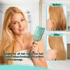 2 Pieces Detangling Hair Brush Hollow Curl Comb Detangling Comb