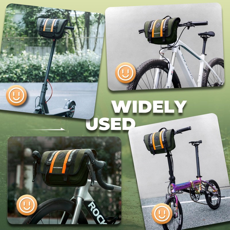 ROCKBROS Handlebar Bag Bicycle Front Bag Bicycle Bag Front Bag