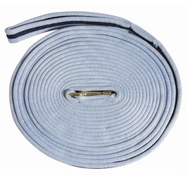 Kincade Two Tone Padded Lunging Rein, Light Blue/Navy, 8m