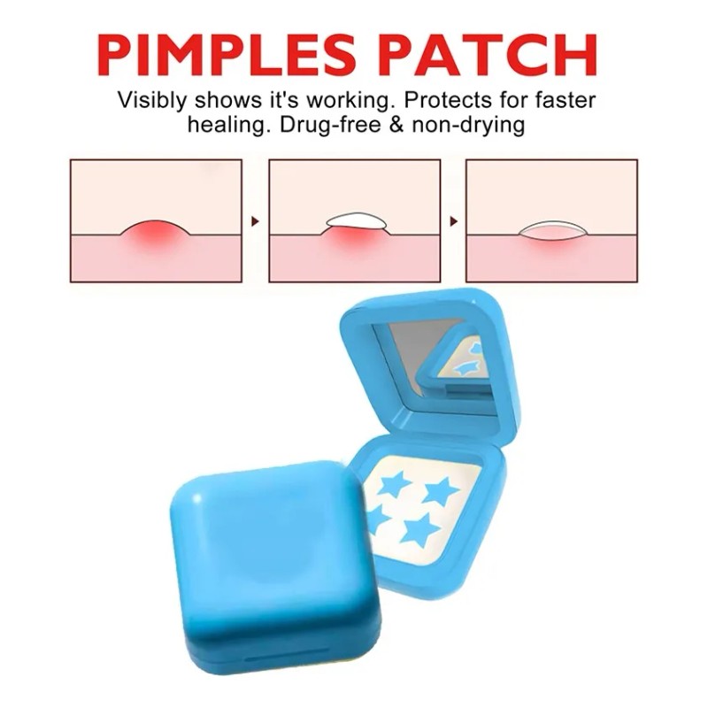 🔥 Estrellas amarilla para acné granos de espinillas patch 32pz