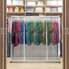 Sorbus Cover for Garment Rack - 6 Ft Transparent Clothes
