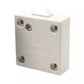 2 x Cabinet Switch Chest Switch 2 A 250 V Door Switch Door Contact Switch for Furniture Door Furniture Switch White