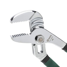SATA ST70412ST 10-Inch Straight Jaw Tongue-and-Groove/Waterpump Pliers, with Chrome Vanadium Steel Body and Dipped Handles