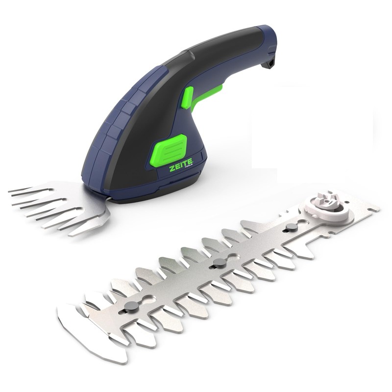 ZEITE 7.2V Grass Shear & Shrubbery Trimmer, 2-in-1 Cordless Grass