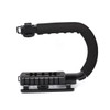 jojofuny U Shape Camera Stabilizer Grip Three Hot Shoe Mounts
