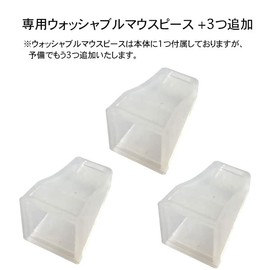 TAHORNG Electronic Recorder Elefue EF10 BK + Washable Mouthpiece + Clining Cloth Set (Black Body + 3 Mouthpieces)