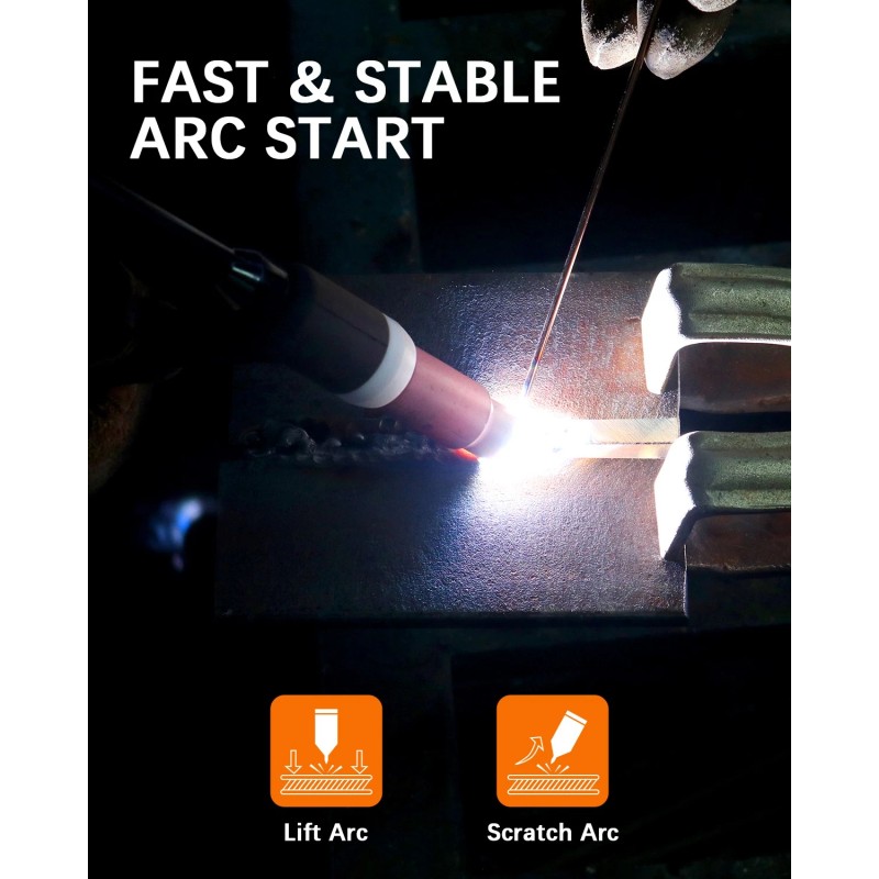 HITBOX WP17V Welding Gun TIG Welder Torch Equipped with 10-25