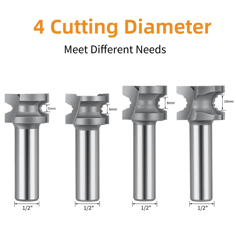 SpeTool Carbide Router Bit 1/2 Shank Compatible with Festool Domino