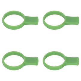 Tennis Grip Trainer, 4 Pcs Tennis Racket Grip Trainer Tennis Training Aid Tool Silicone Tennis Grip Trainer Aid (Green)